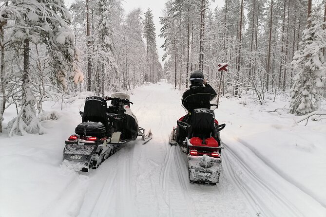 3H Private Snowmobile Experience in Rovaniemi's Forest - The Route: Forest Paths Plus Frozen Rivers and Lakes