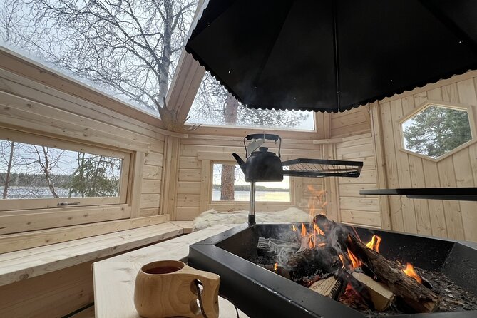 Arctic Reindeer Farm Experience with Snowshoeing in the Wild - Campfire Sausages and Homemade Cabin Comfort