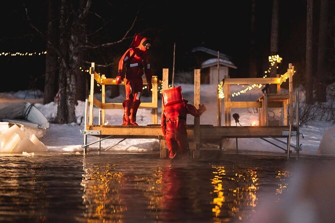Aurora Arctic Ice Floating in Rovaniemi, Small-group - The Human Side: Guides Like Brandon, Victor, Pedro, Alex, Mattia, and Tanja