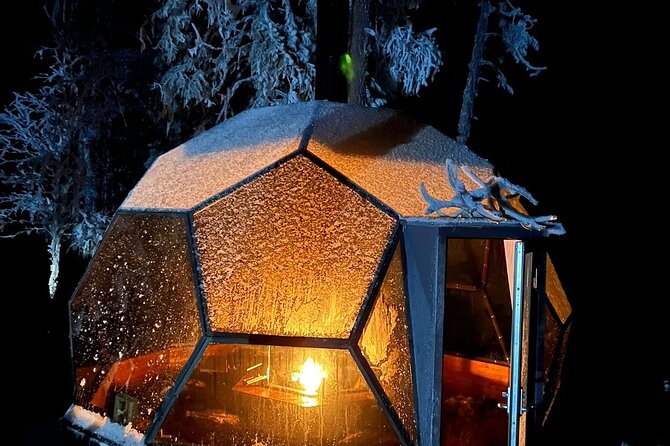 Aurora Borealis Dinner in a Glass Igloo - Price in perspective: paying $322.01 for a 3-hour aurora dinner