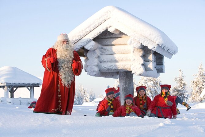 Daytour to Santa Claus Village, Reindeer and Husky Safaris, Photo, and Lunch - Entering Santa Claus Village with a Booked-For Moment