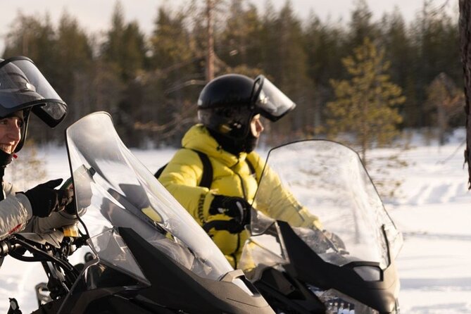 Family Snowmobile Safari in Rovaniemi - Heated Sleigh Time for Kids Under 1.35 m