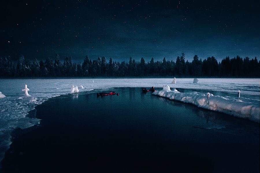 From Rovaniemi: Ice Floating under Aurora Borealis - Winter Clothing and the Safety Suit That Changes Everything