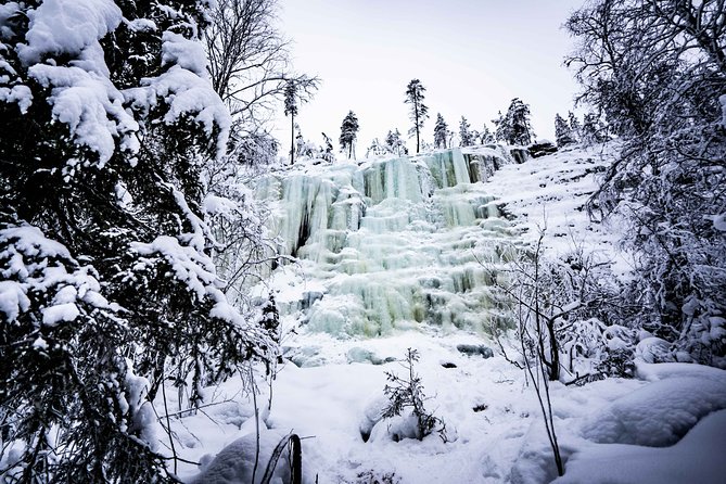 Frozen Waterfalls of Korouoma Canyon tour with Pro Photos & BBQ - Korouoma Canyon frozen falls: what the day feels like