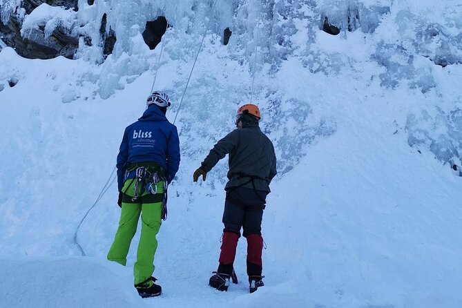 Guided Ice Climbing Activity in Pyhä - Your Climbing Lesson: How Beginner Safety Is Built In