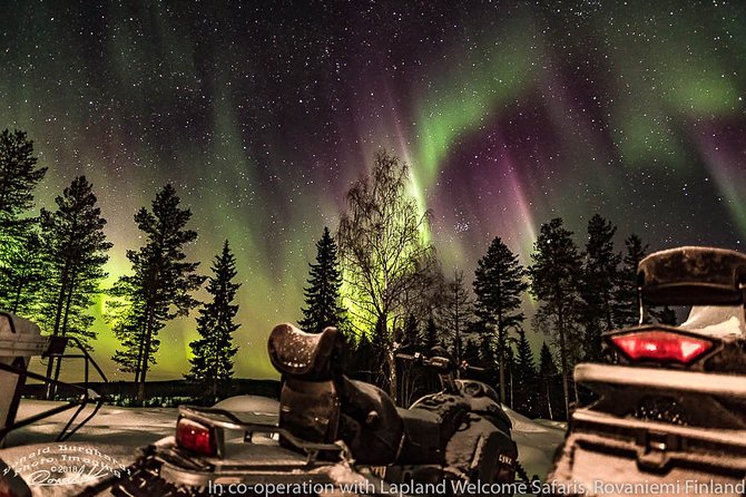 Hunting Northern Lights by Snowmobiles - Weather, luck, and the one risk you should plan for
