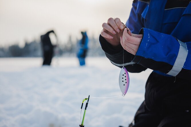 Ice Fishing and Snowmobile Safari Combo in Lapland - Shared Snowmobile Safari: How It Works and What You’ll See