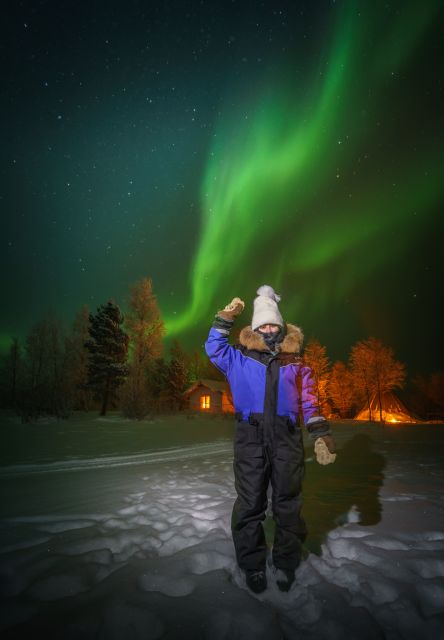 Ivalo: Lake Inari Northern Lights Tour w/ Reindeer & Dinner - Ivalo to Koppelo, then into real Lapland quiet