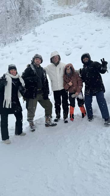 Korouoma Canyon Frozen Waterfalls Hike & Private Teepee BBQ - Key highlights worth paying attention to