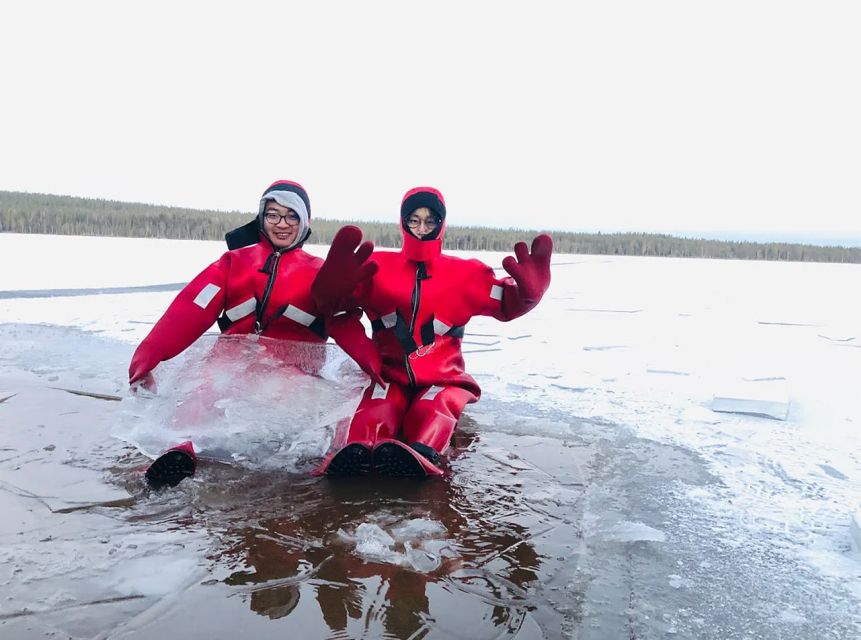 Lapland: Ice Fishing, Floating & BBQ Snow Adventure - Lapland in half a day: arctic forest to frozen lake