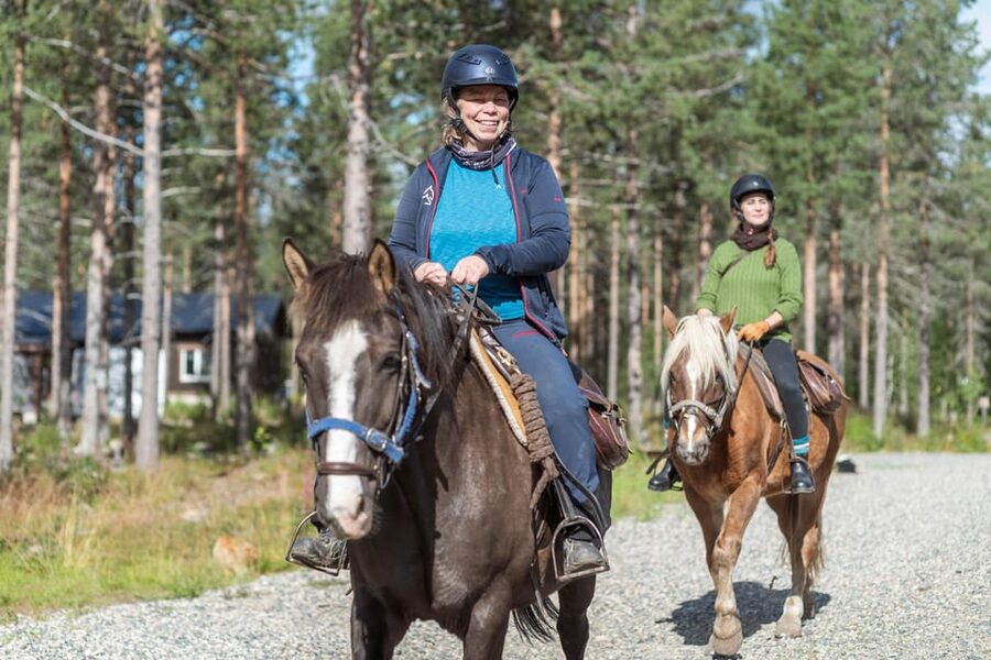Levi: Horse Riding in the Finnish Forest - Getting to Polar Lights Tours Oy at Muoniontie 955