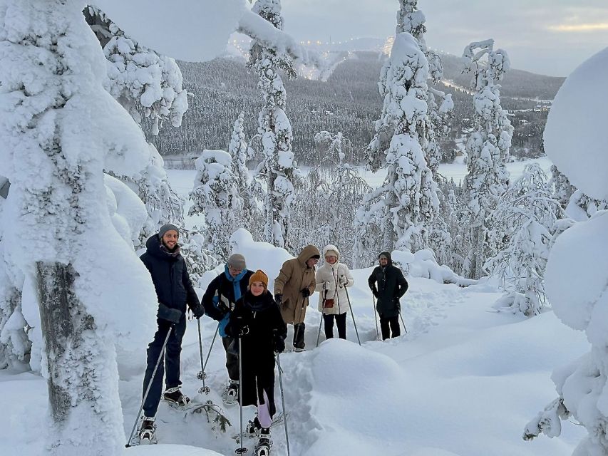 Levi: Lakeside forest snowshoeing - Forest Trails and Making Your Own Paths in Deep Snow