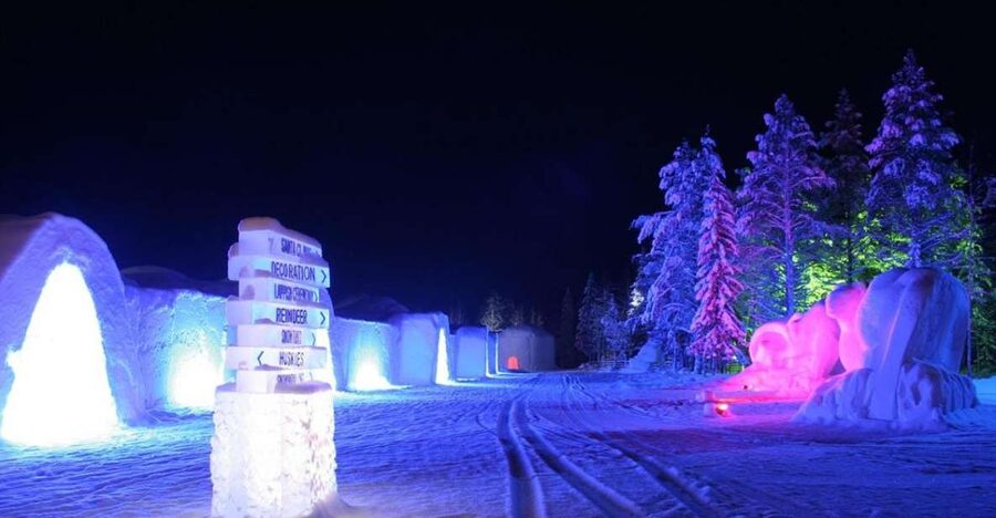 Levi: Snow Village Guided Tour - Entering Snow Village: Seeing 200 Km Past the Arctic Circle in a Few Hours