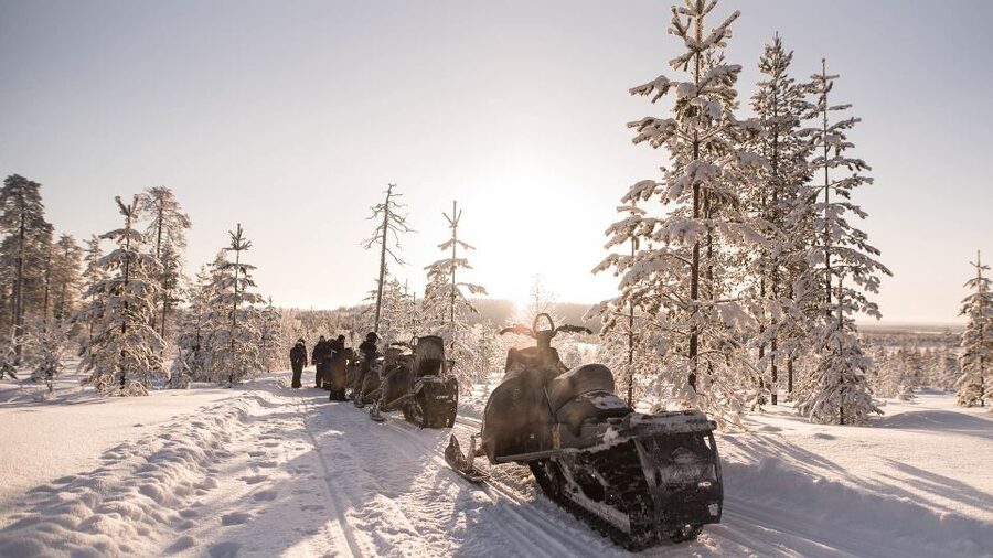 Levi: Snowmobile Safari to the Levi Nature - Price and value: $141 for the gear, transfer, and real driving time
