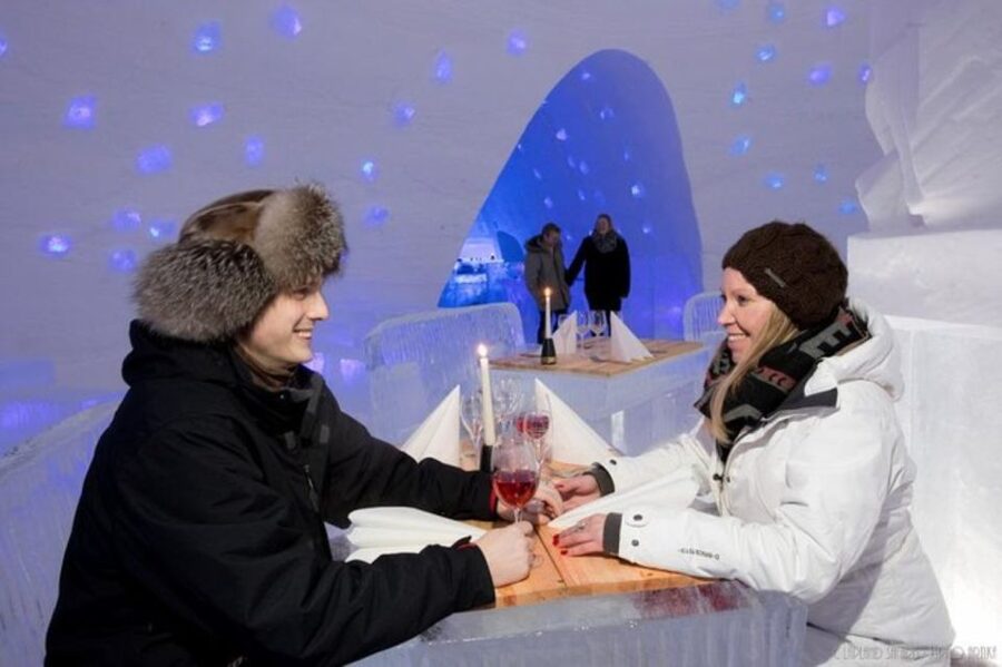 Levi: Trip to Lapland Snow Village with Entry Tickets - Lainio SnowVillage, built from tons of ice (and it changes every year)