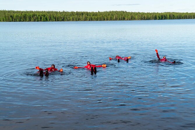 Midnight Sun Floating Experience in Forest Lake - Picking up from your hotel, meeting point, and evening timing