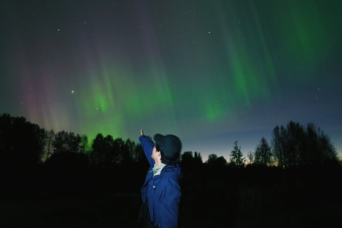 Northern lights hunting photo tour with bbq; small groups - Dark-sky locations and the plan when the first spot is cloudy
