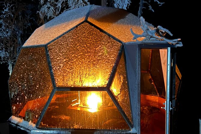 PRIVATE Glass Igloo Dinner Under Northern Lights - Price and what you actually get for $322.88
