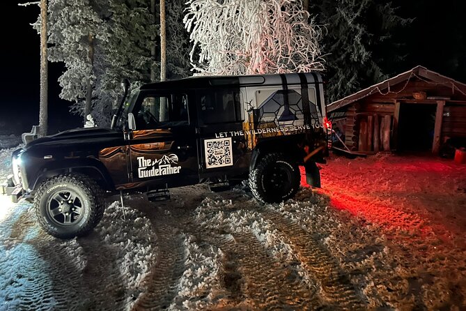 PRIVATE Party dinner in a Glass Igloo Under Northern Lights - Rovaniemi pickup to drop-off: how the 3 hours really plays out