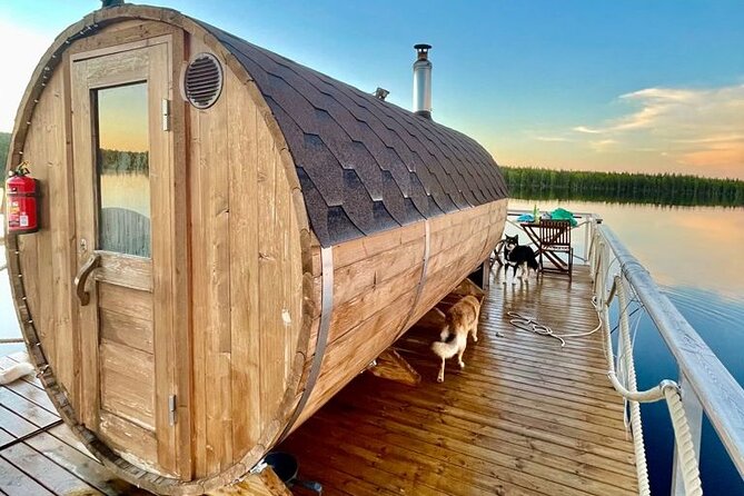 Private Traditional Finnish Sauna Boat Scenic River Cruise - Midnight sun timing, plus the light-show possibility