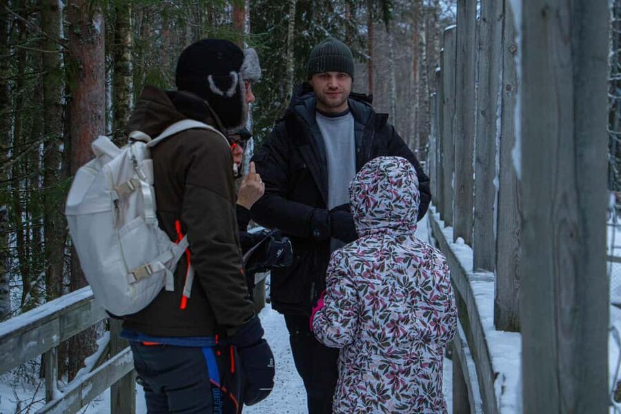 Ranua Wildlife zoo tour with lunch buffet included - Finnish animals first: moose, reindeer, and brown bears