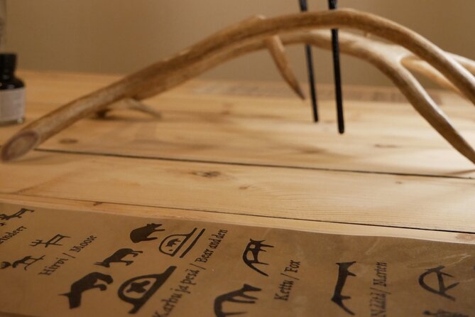 Reindeer Antler Workshop - What You Make: Two Antler Pieces With Your Symbol