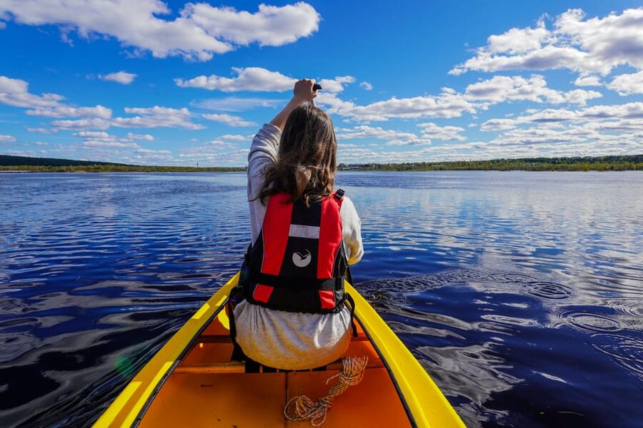 Rovaniemi: All-Day Canoe Adventure - The first lesson: paddling and safety that actually makes sense