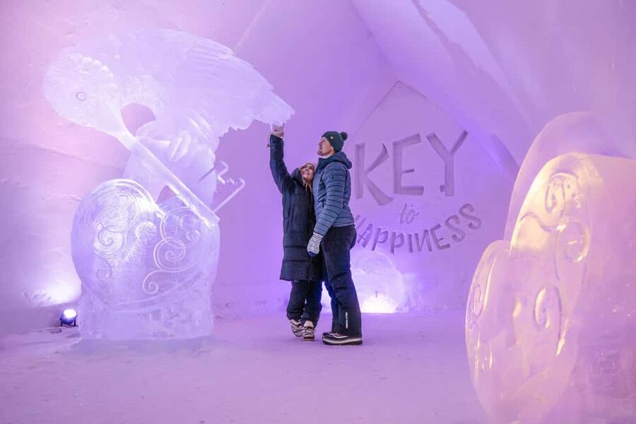 Rovaniemi: Arctic Snow Hotel Tour - Arctic SnowHotel in Rovaniemi: Ice rooms, chapel, and the build story