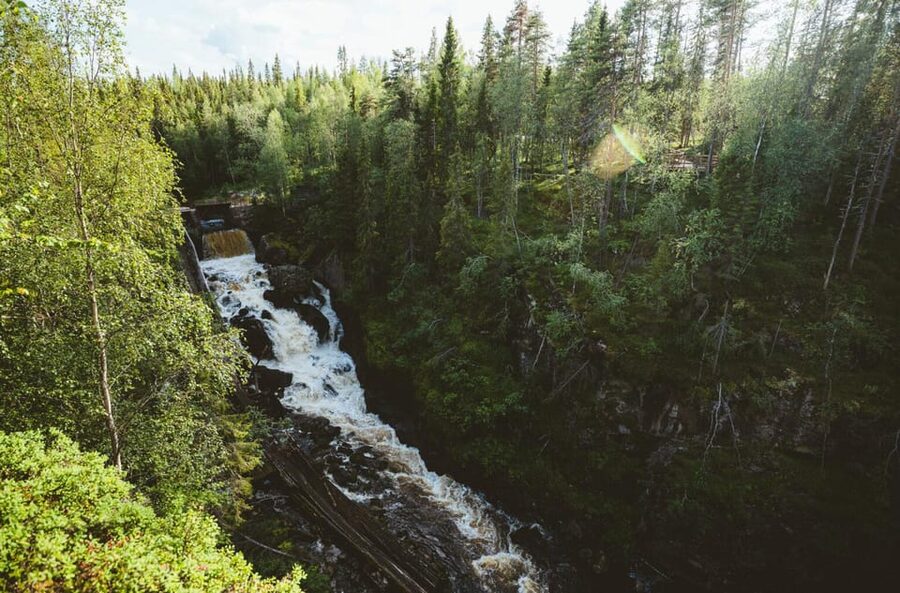 Rovaniemi: Auttiköngäs Waterfalls Hike Tour & Barbeque - The seasonal twist: autumn color versus pristine winter snow