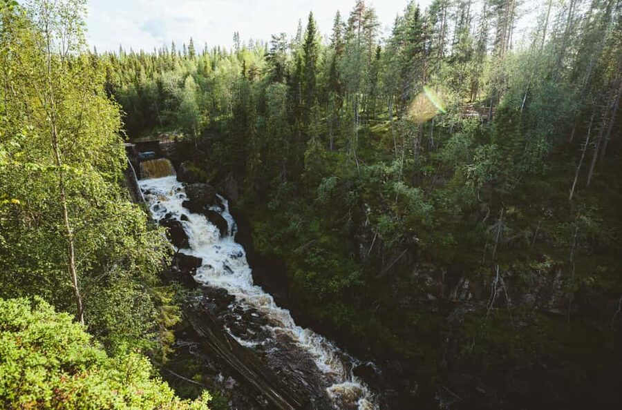 Rovaniemi: Auttiköngäs Waterfalls Hike Tour & Barbeque - The Auttiköngäs Nature Trail: forests, bridges, and roaring falls