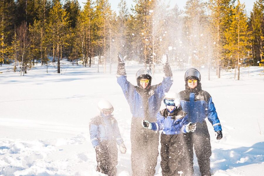Rovaniemi: Family Snowmobile Safari with Campfire and Snacks - Wild Nordic Safari Center Start: Kitted Up and Briefed