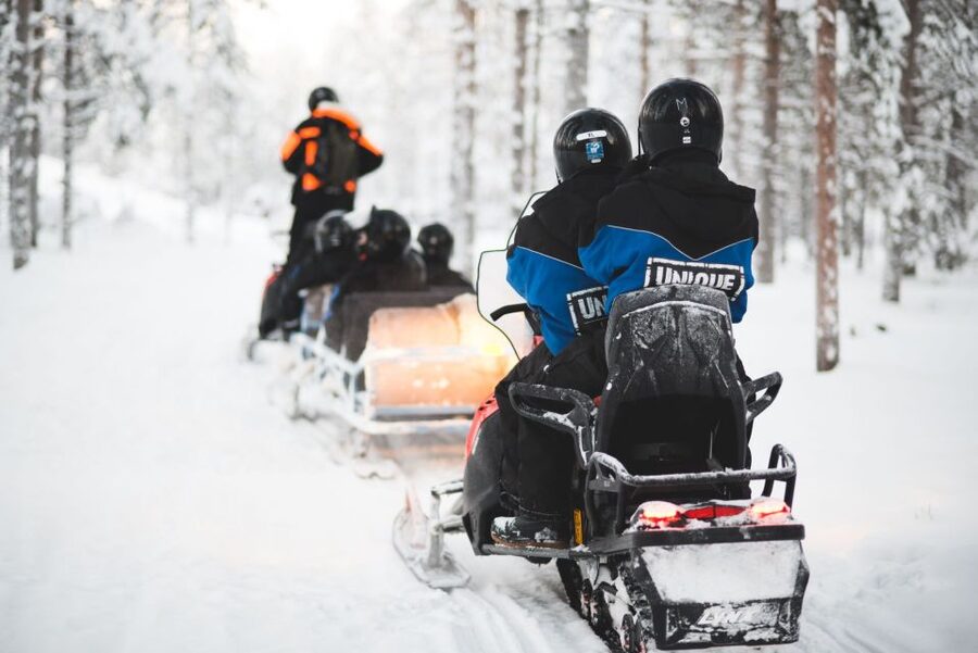 Rovaniemi: Family Snowmobile Safari with Campfire and Snacks - The Forest Snowmobile Safari: Parents Drive, Kids Ride Along