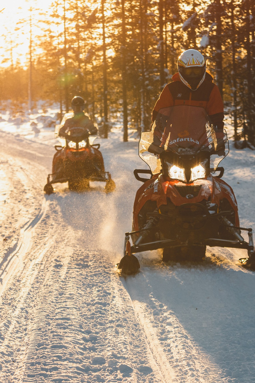 Rovaniemi: Family Snowmobile Trip with Guide and Picnic - Adult Driving: What You Can Expect From the 1.5-Hour Guided Ride