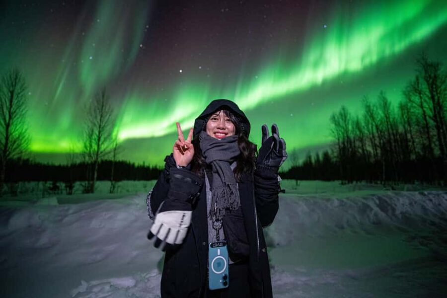 Rovaniemi: Guaranteed Northern Lights Tour with Photos - The two van stretches: driving hard, then waiting for the right moment