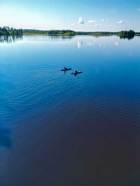 Rovaniemi: Guided Wilderness Kayaking Adventure - The Dusk Moment and the Tiny-Island Feel