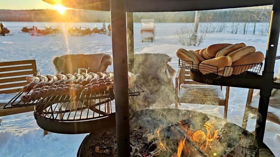 Rovaniemi: Guided Wilderness Snowmobile Safari & Barbeque - Photo stops that work, and how to use them