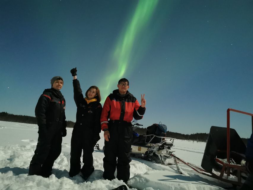 Rovaniemi: Northern Lights Sledge Ride - Meeting at Arctic Circle Snowmobile Park: Your Start Point in Rovaniemi