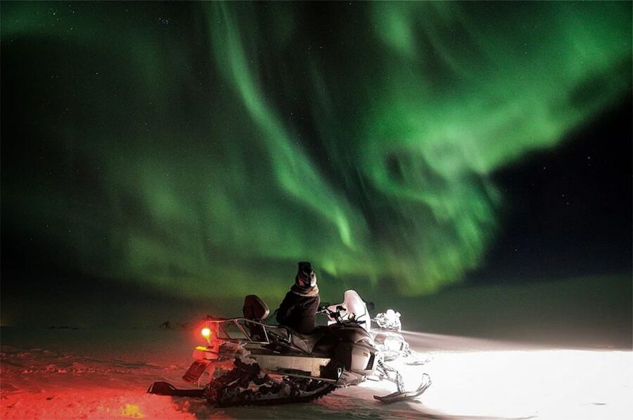 Rovaniemi: Northern Lights Snowmobile Hunt - Price and value at about $69 per person