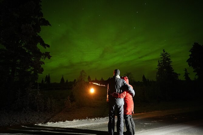 Rovaniemi – Real Northern Lights Hunting Experience (Small Group) - Hot drinks and guide photos turn a cold wait into a real experience