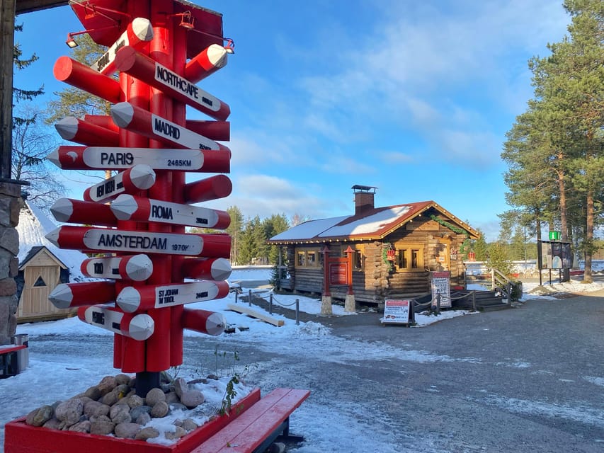 Rovaniemi: Santa Claus Village and Husky sledge/guided tour - Santa Claus Village, Arctic Circle crossing, and the Santa meeting