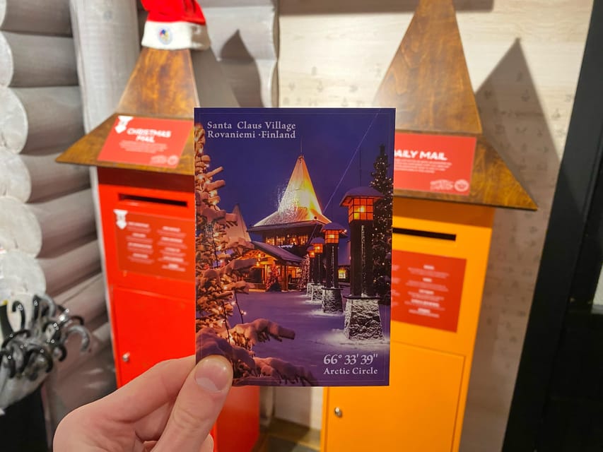Rovaniemi: Santa Claus Village and Husky sledge/guided tour - Santa’s Post Office: postcards, stamps, and a real Lapland memory