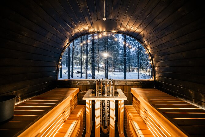 Rovaniemi Sauna World with a Hot Tub, Jacuzzi and Cold Pool - Views and being outside: why the setting matters in winter