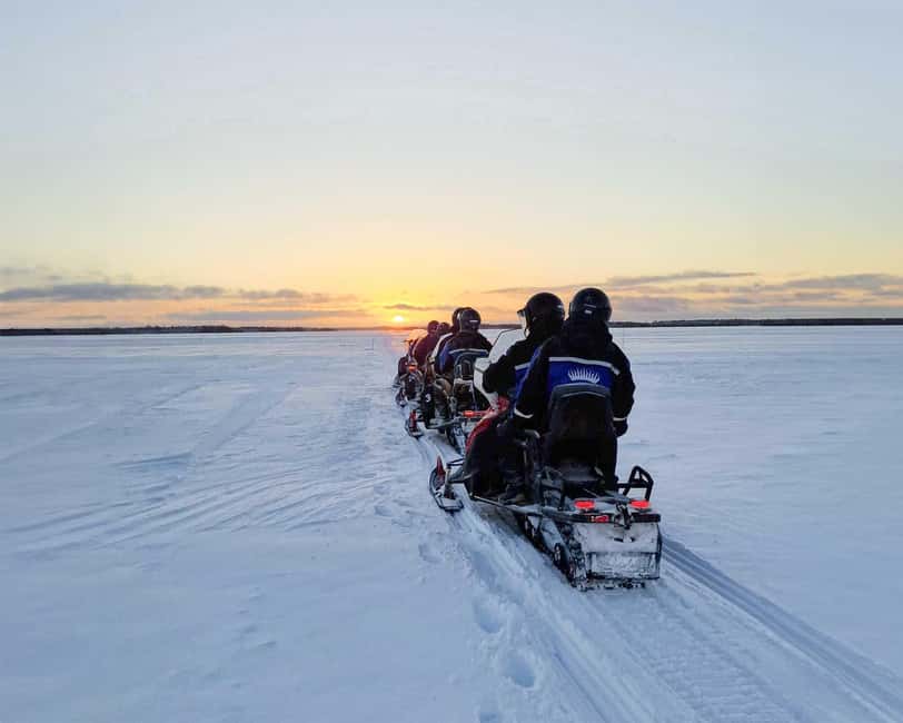 Rovaniemi: Snowmobile Safari into the Wilderness - The wilderness route: pine forests, frozen marshlands, and built-in variety