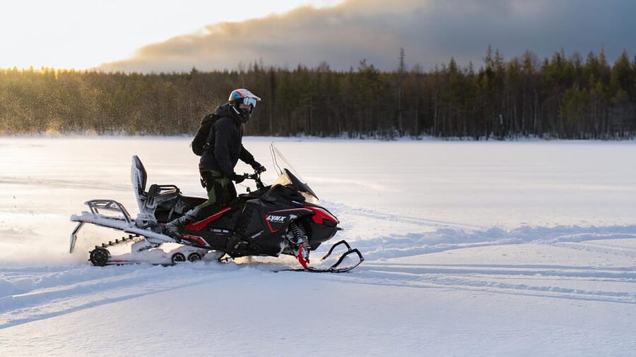 Rovaniemi: Snowmobile Safari, Reindeer & Husky Sleigh Ride - Snowmobile Safari Across Frozen Water and Through the Trees