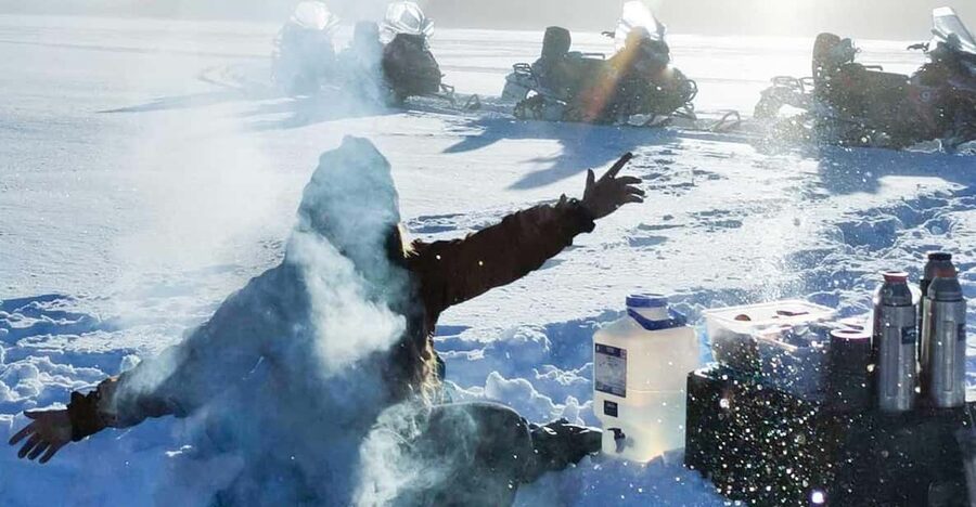 Rovaniemi: Snowmobiling and Ice Fishing - Riding the Snowmobile: Lesson, Then Your Own Driver Time