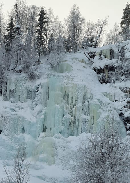 Ruka: Korouoma Canyon Finland - Korouma Waterfalls - Korouoma waterfalls day: the 5 km circular walk and frozen power
