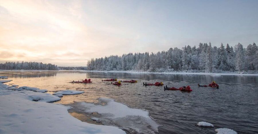 Ruka: River Floating - Why float Ruka’s river in a dry suit