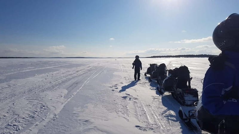 Saariselka: Snowmobile Safari on Tundra with BBQ - The forest BBQ stop: warm drinks, snacks, and real downtime