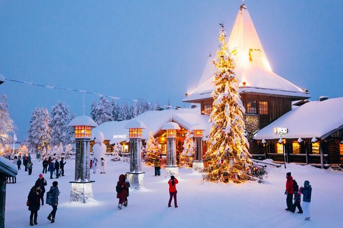 Santa Claus Village, Husky and Reindeers Combo Safari - Reindeer Yard, Sleigh Ride, and Farm Warmth