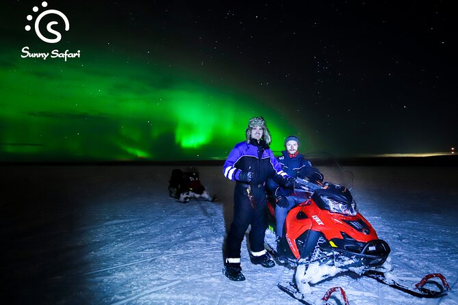 Searching Aurora with Snowmobile - Real expectations: when clouds win and you still come away happy